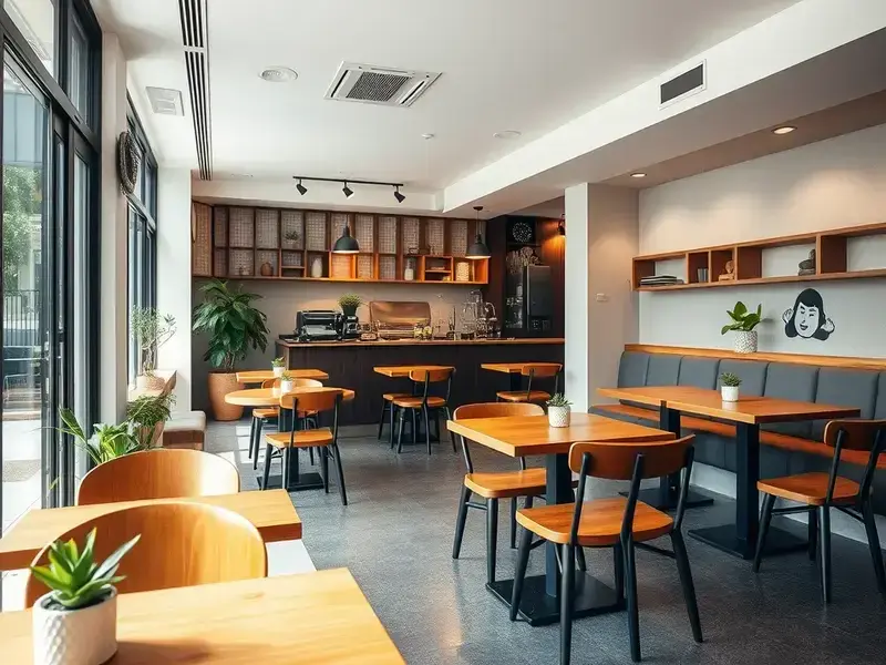 名古屋のカフェの床施工